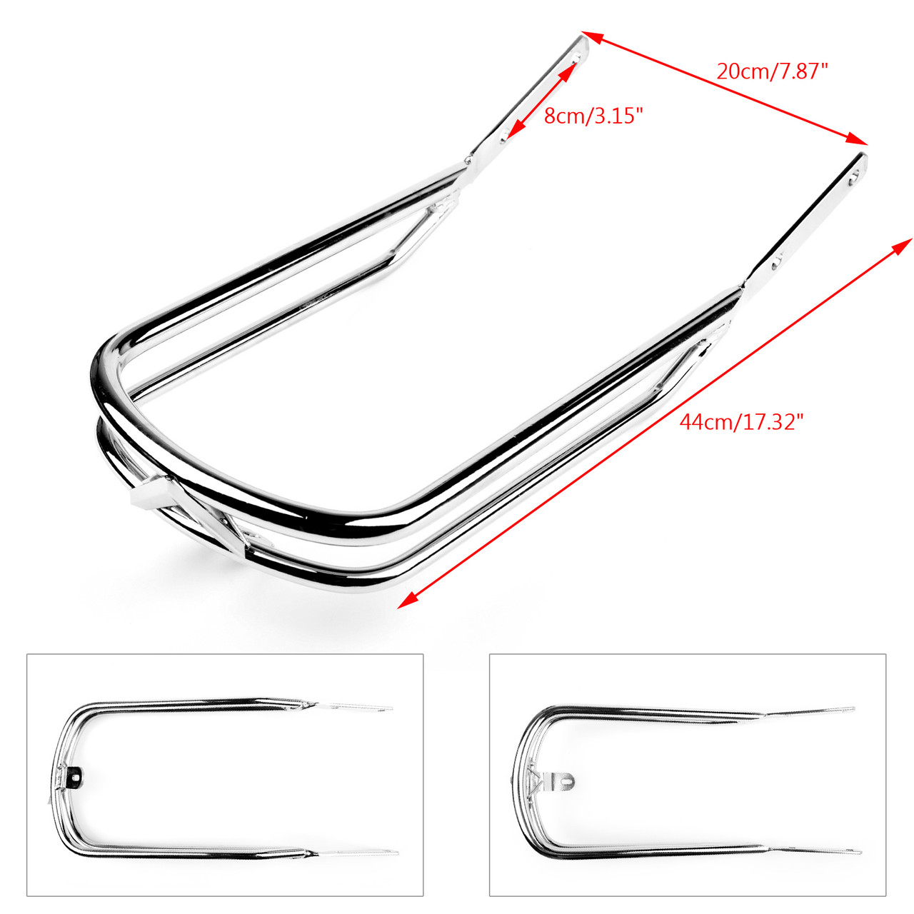 Front Fender Trim Rail Guard Fit For harley Fatboy EFI Softail
