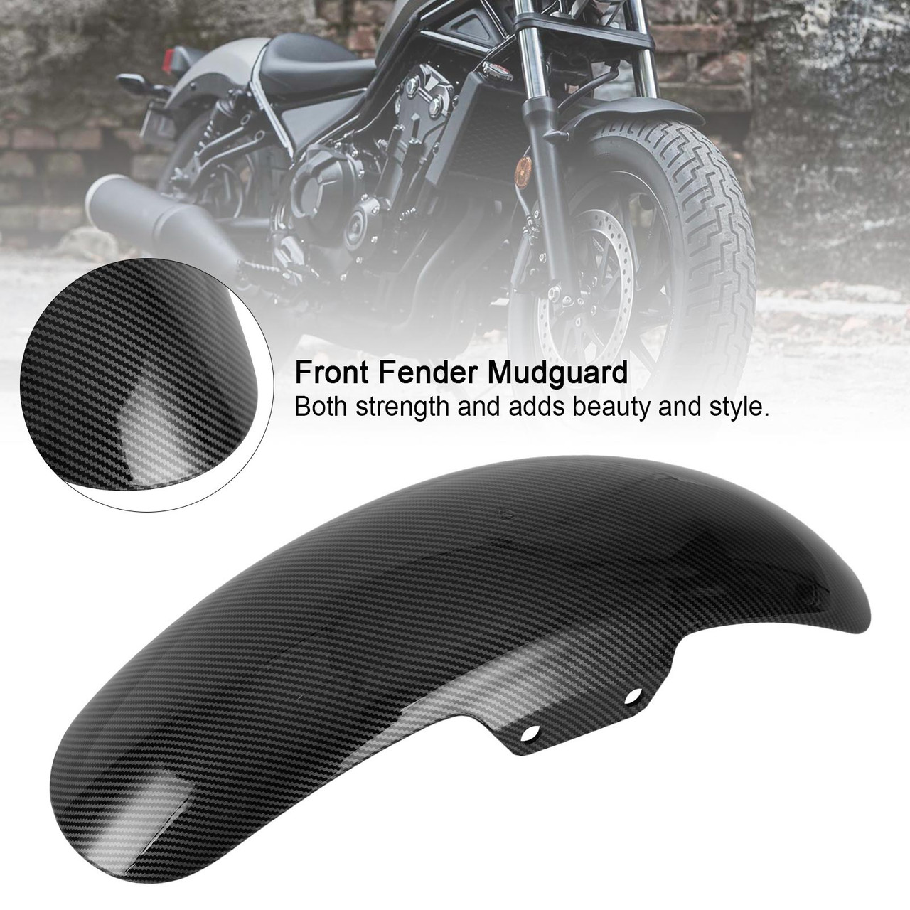 Front Fender Mudguard Fit For Honda Rebel CMX300 CMX500 2017-2021 CBN