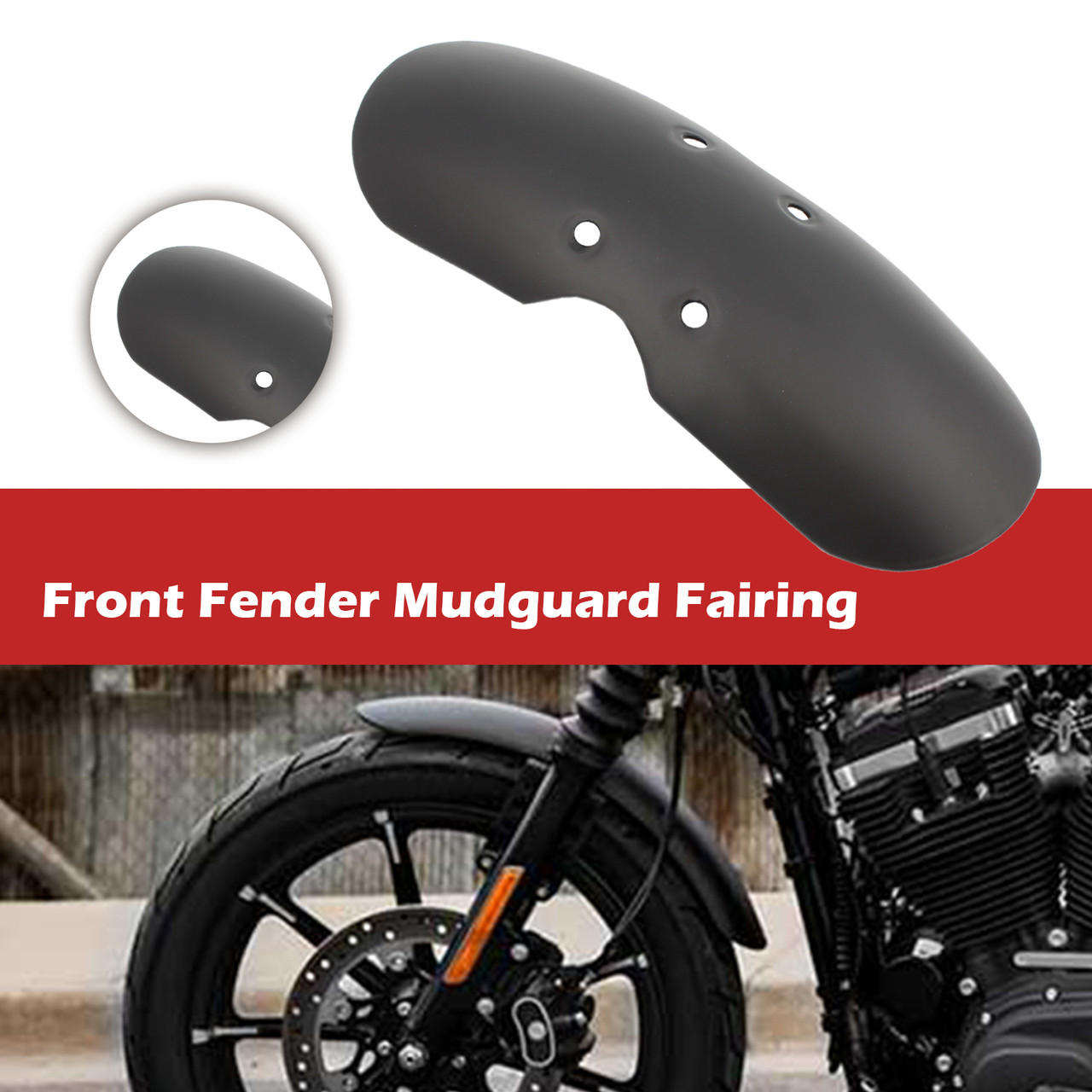 Front Fender Mudguard Fairing Fit For Triumph (Air Cooled) Bonneville / T100 / Scrambler / Thruxton 900 2001-2016 MBlack