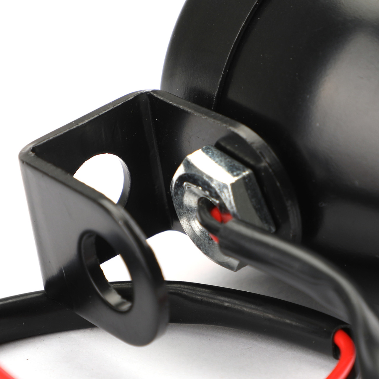 1x Universal Black Mini Turn Signal Light Fit for Honda with 10mm Hole Fairing Black~BC2