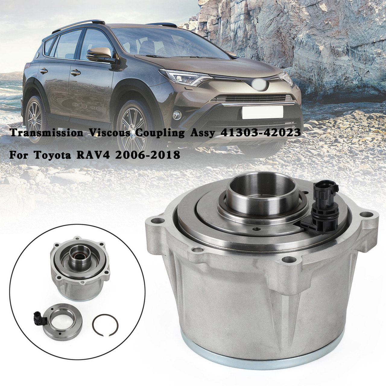 07-18 Toyota RAV4 Transmission Viscous Coupling Assy 41303-42023