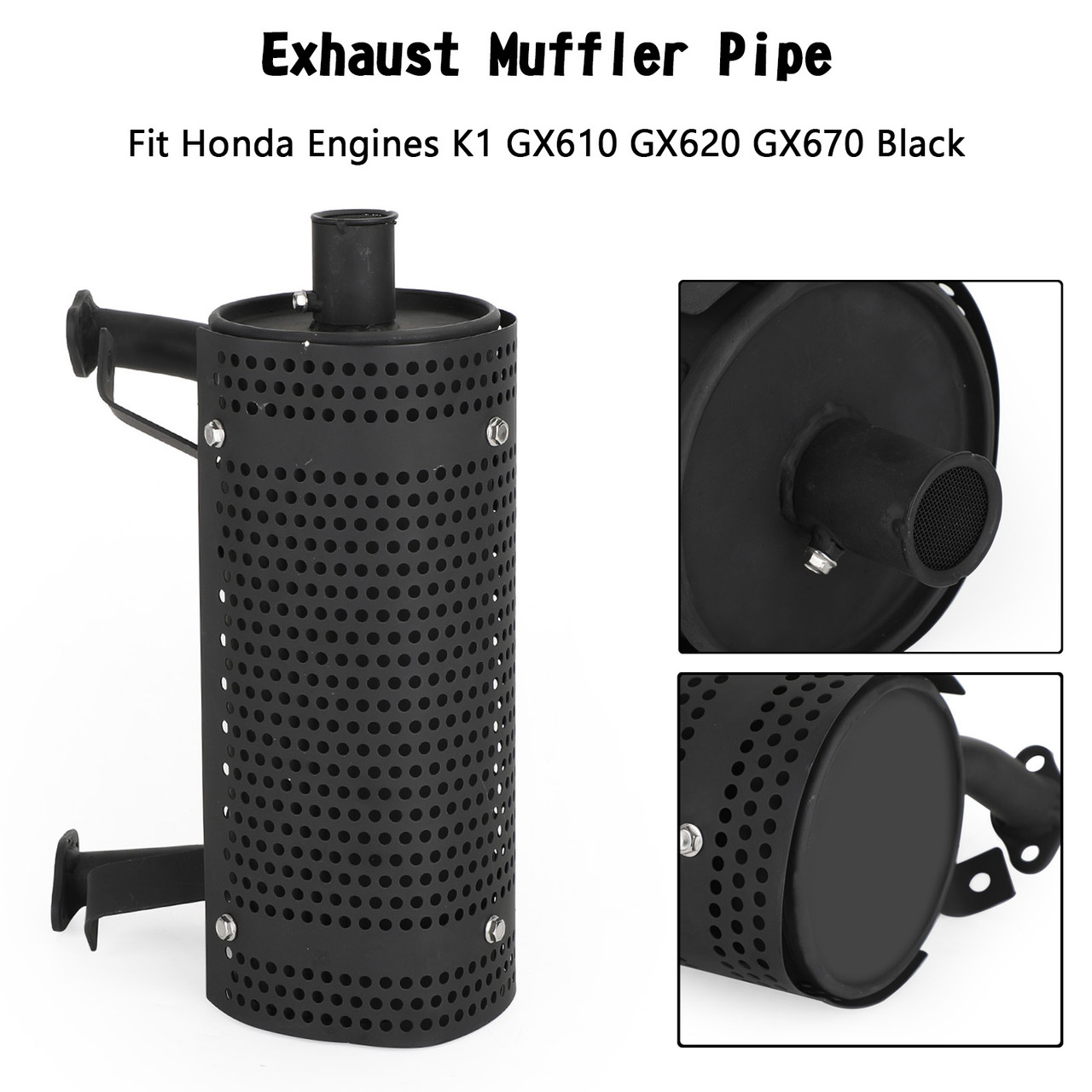 Left Side Exhaust Muffler Pipe Fit Honda Engines K1 GX610 GX620