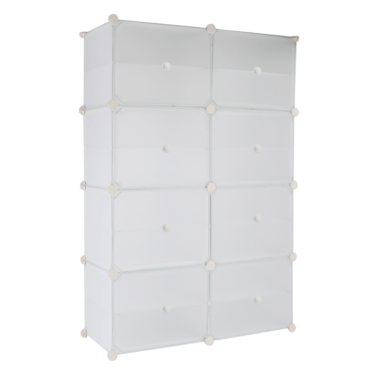 32 Pair Stackable Shoe Storage Cabinet Drawer Box Plastic Frame