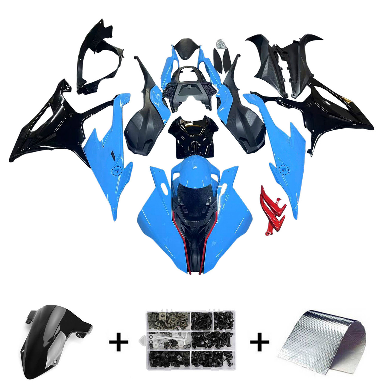 BMW S1000RR M1000RR 2019-2022 Amotopart Fairing Kit Generic #124