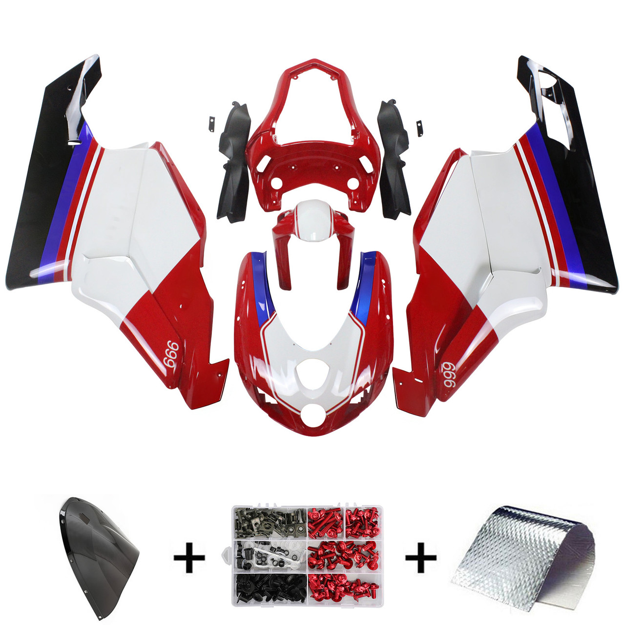 Ducati 999/749 2005-2006 Amotopart Fairing Kit Generic #105