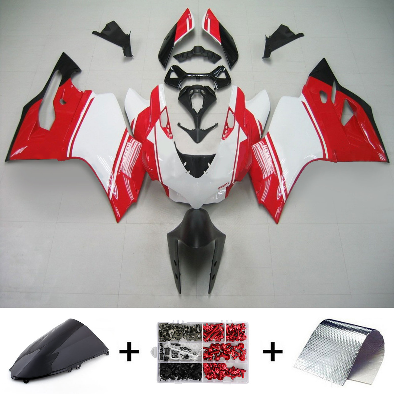 Ducati 1199/899 2012-2014 Amotopart Fairing Kit Generic #101