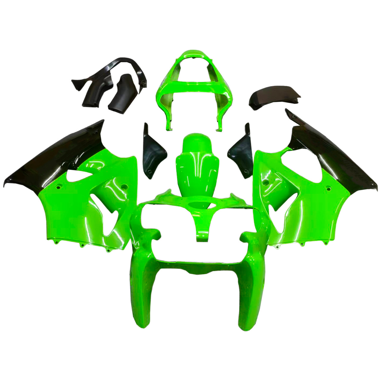 Kawasaki ZX6R 636 2000-2002 ZZR600 05-08 Amotopart Fairing Kit Generic #105