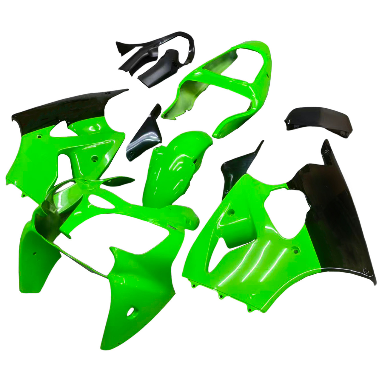 Kawasaki ZX6R 636 2000-2002 ZZR600 05-08 Amotopart Fairing Kit Generic #105