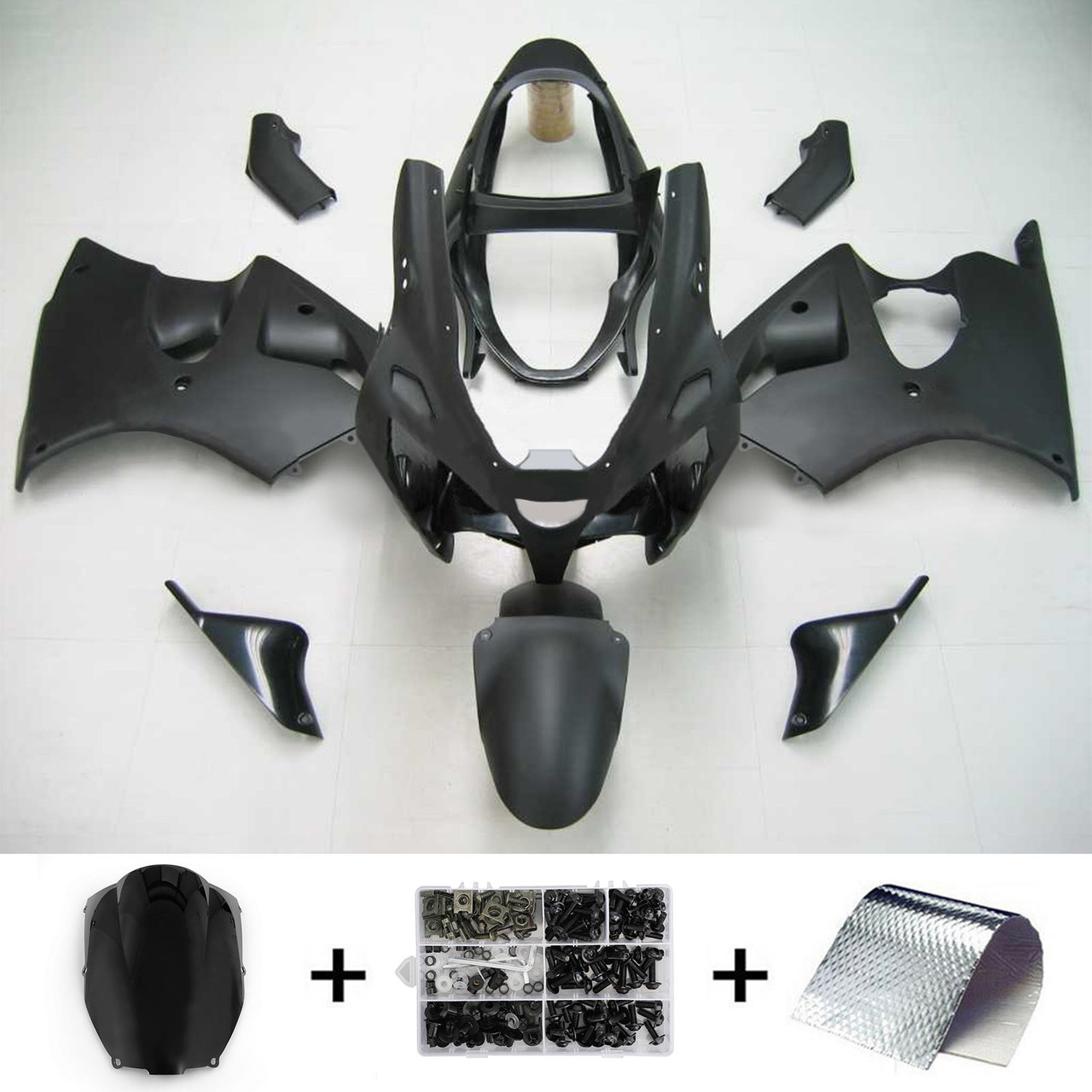 Kawasaki ZX6R 636 2000-2002 Amotopart Fairing Kit Generic #108