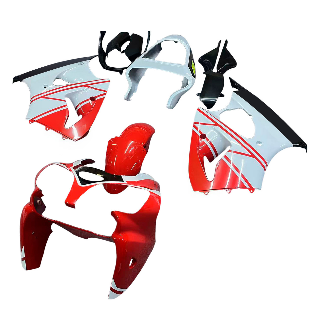 Kawasaki ZX6R 636 2000-2002 ZZR600 05-08 Amotopart Fairing Kit Generic #110