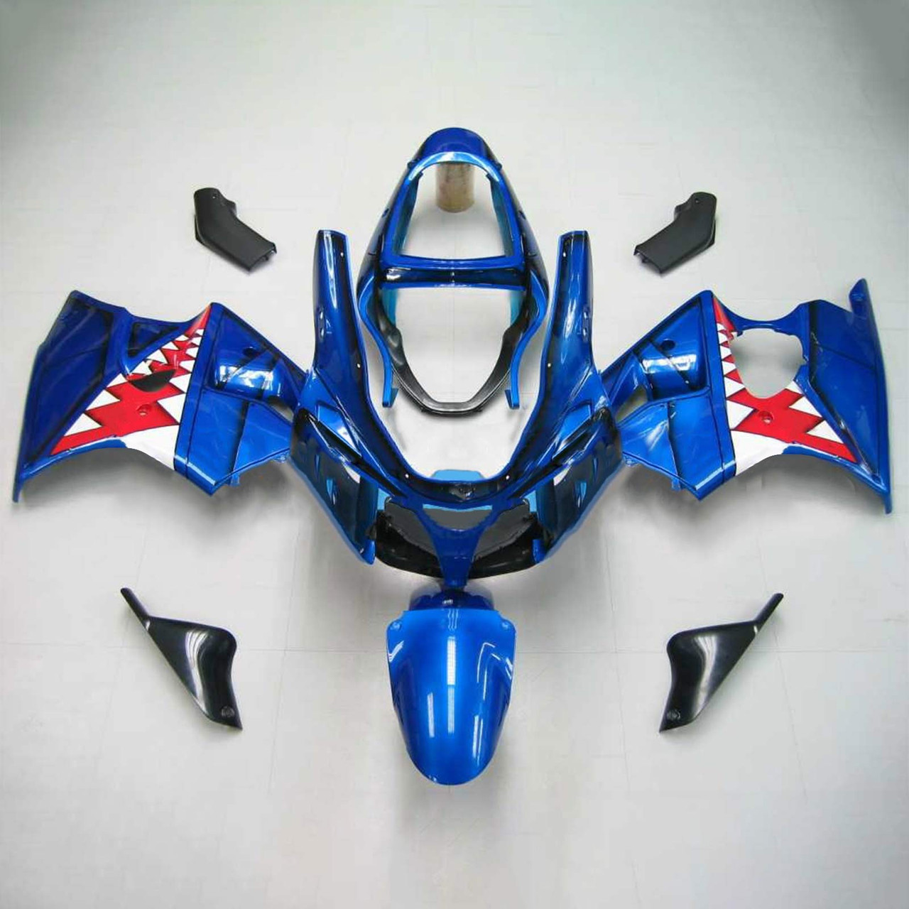 Kawasaki ZX6R 636 2000-2002 Amotopart Fairing Kit Generic #114