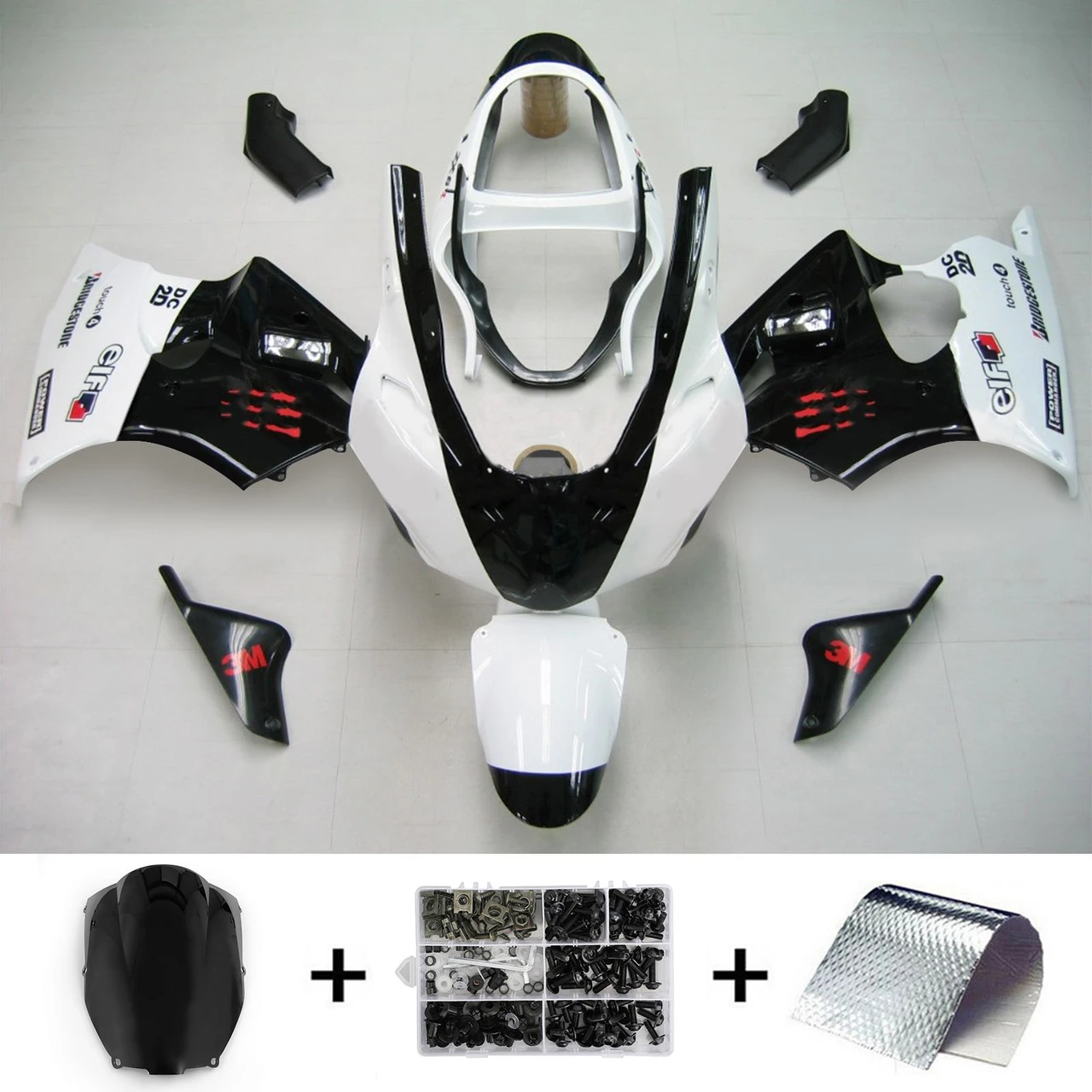 Kawasaki ZX6R 636 2000-2002 Amotopart Fairing Kit Generic #118