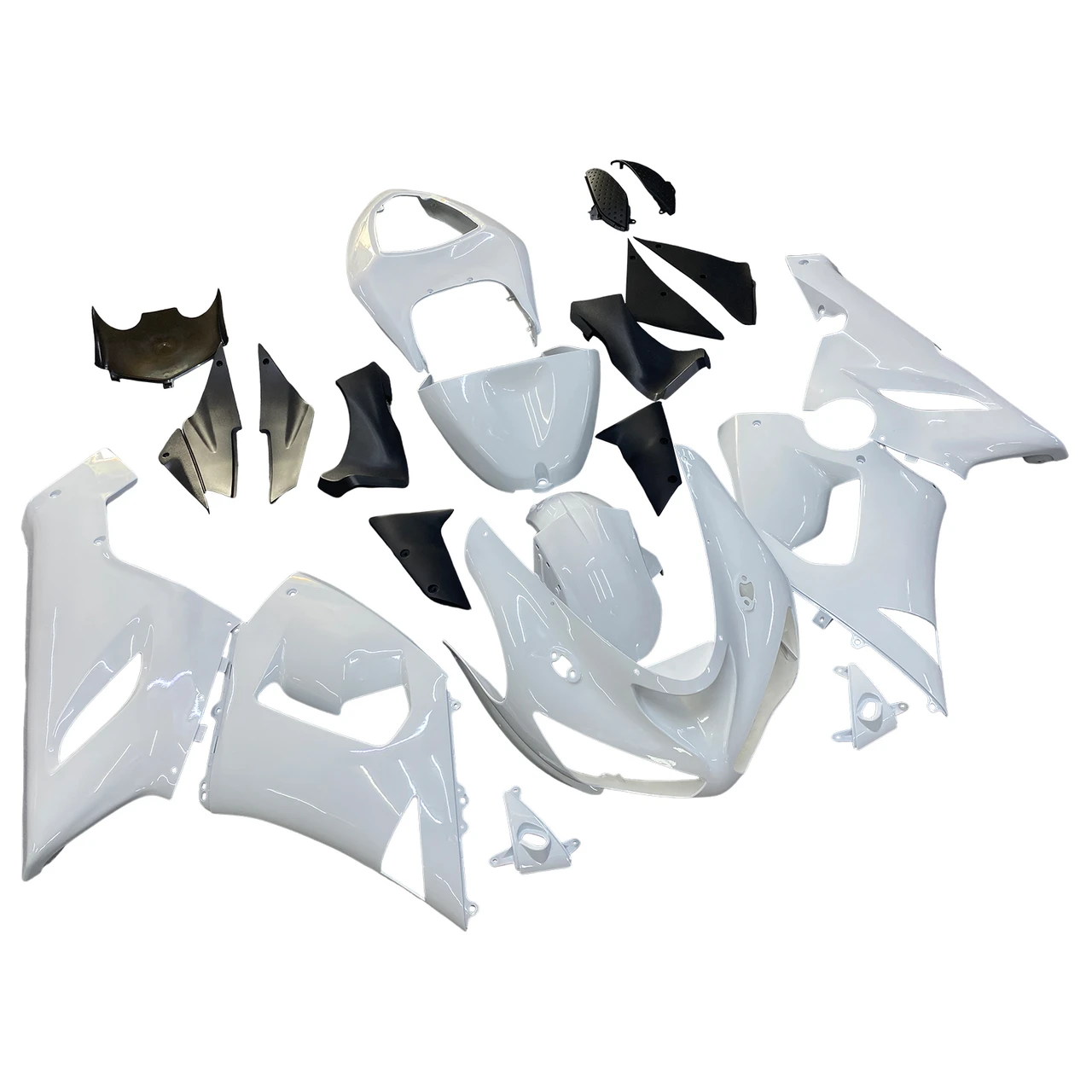 Injection Fairing Kit Bodywork Plastic ABS fit For Kawasaki ZX6R 636 2005-2006 #101