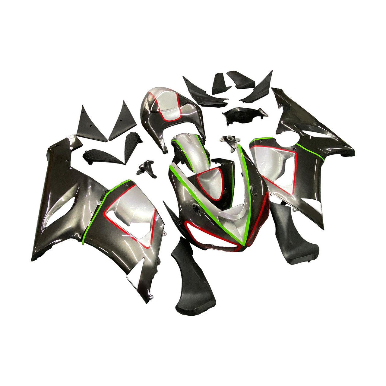 Kawasaki ZX6R 636 2005-2006 Amotopart Fairing Kit Generic #103