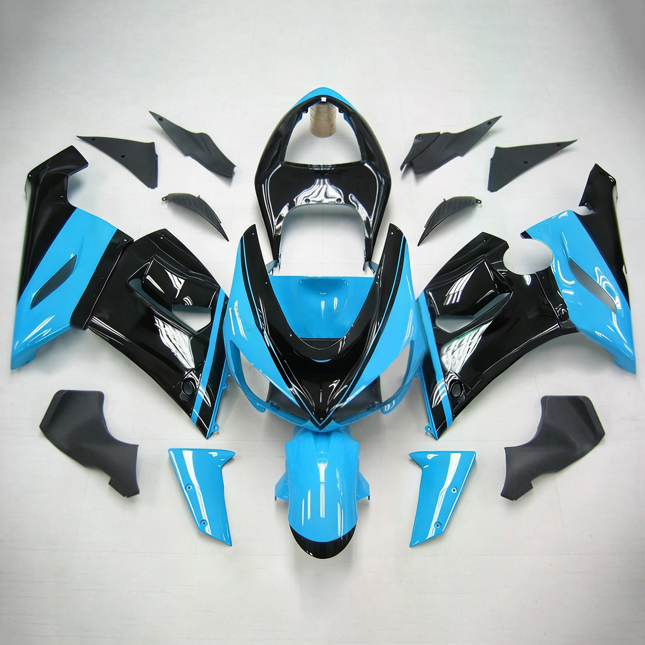 Kawasaki ZX6R 636 2005-2006 Amotopart Fairing Kit Generic #107