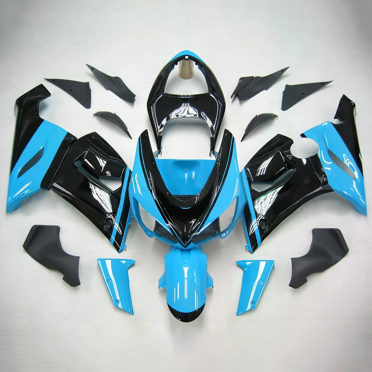 Kawasaki ZX6R 636 2005-2006 Amotopart Fairing Kit Generic #107