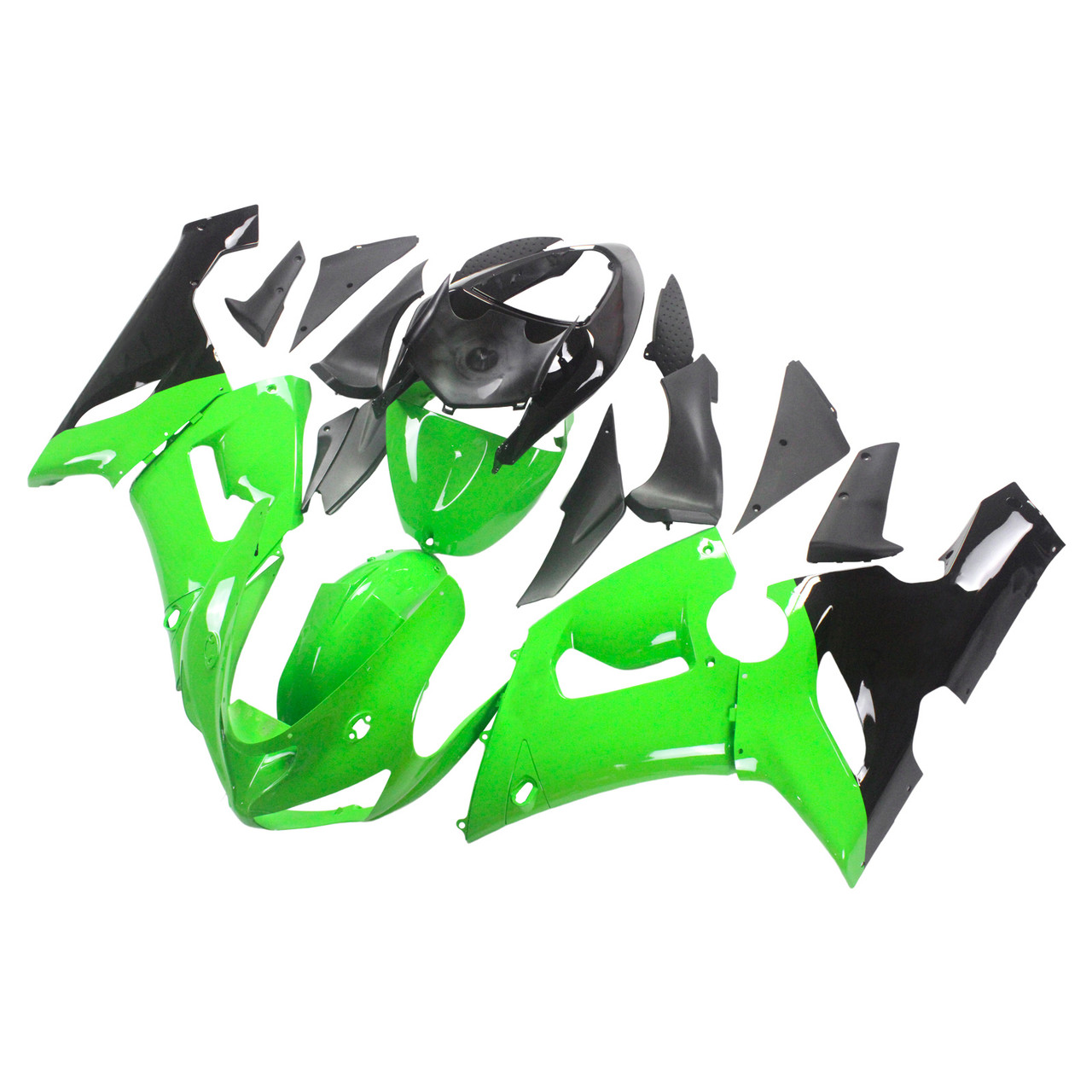 Kawasaki ZX6R 636 2005-2006 Amotopart Fairing Kit Generic #121
