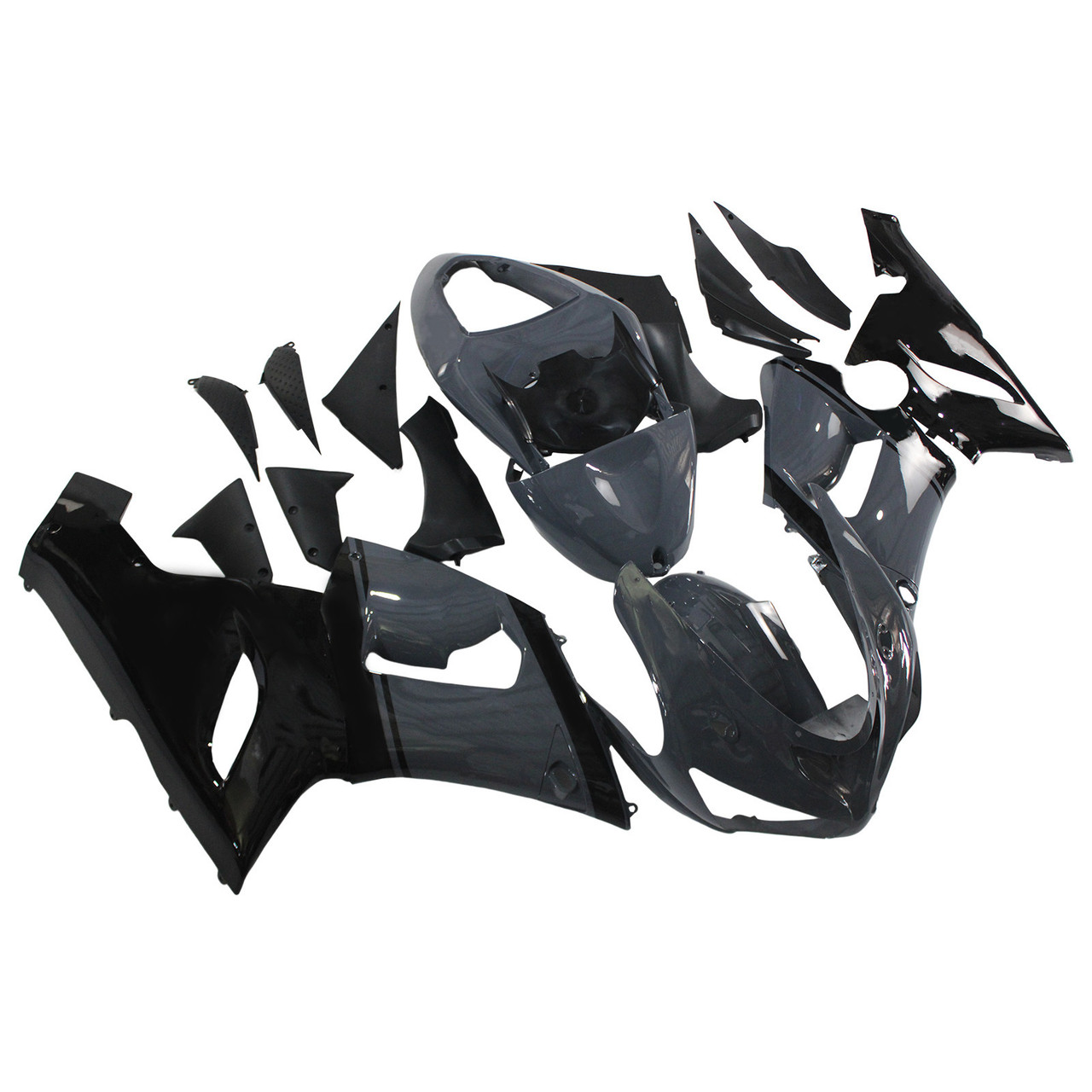 Kawasaki ZX6R 636 2005-2006 Amotopart Fairing Kit Generic #133