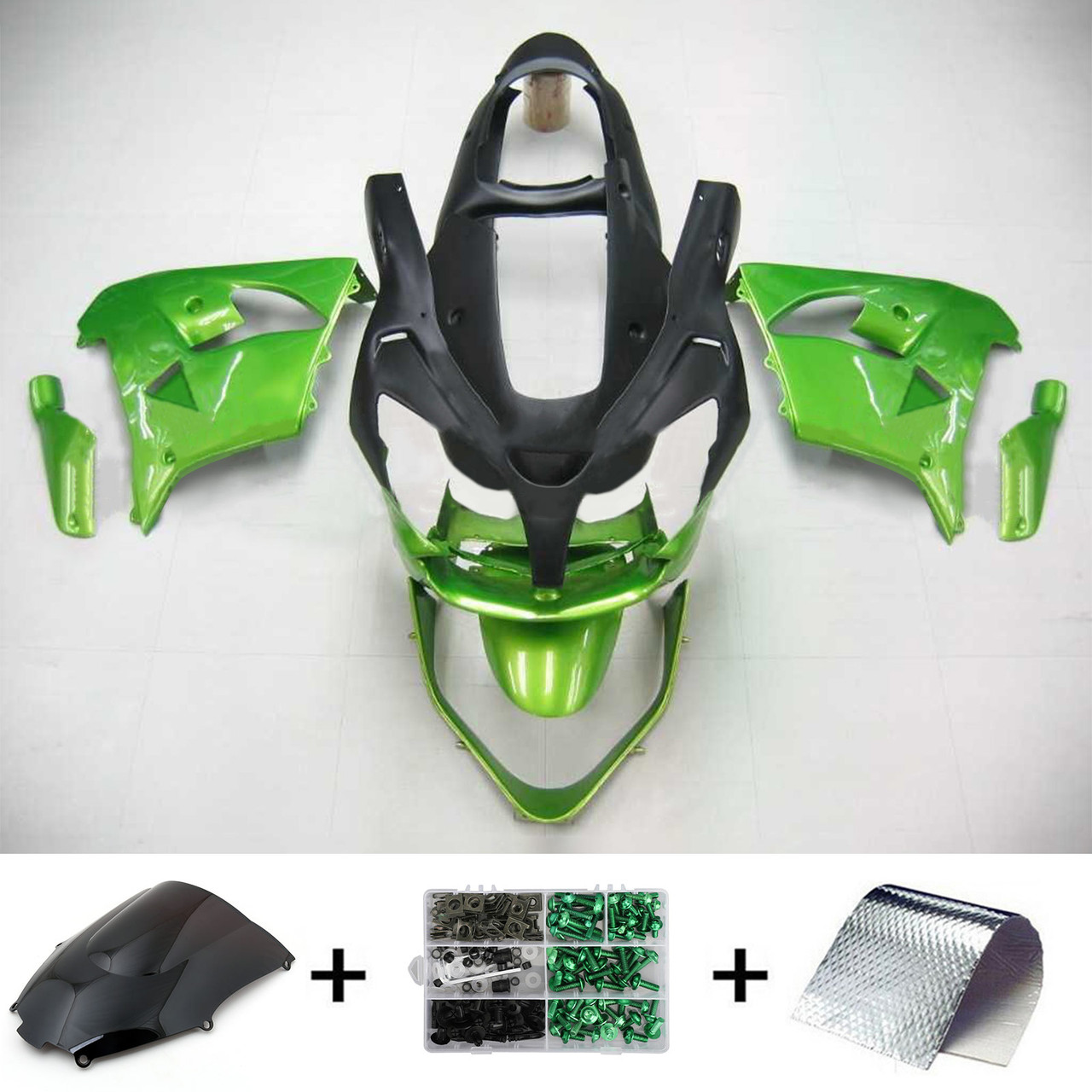 Kawasaki ZX9R 2000-2001 Amotopart Fairing Kit Generic #108