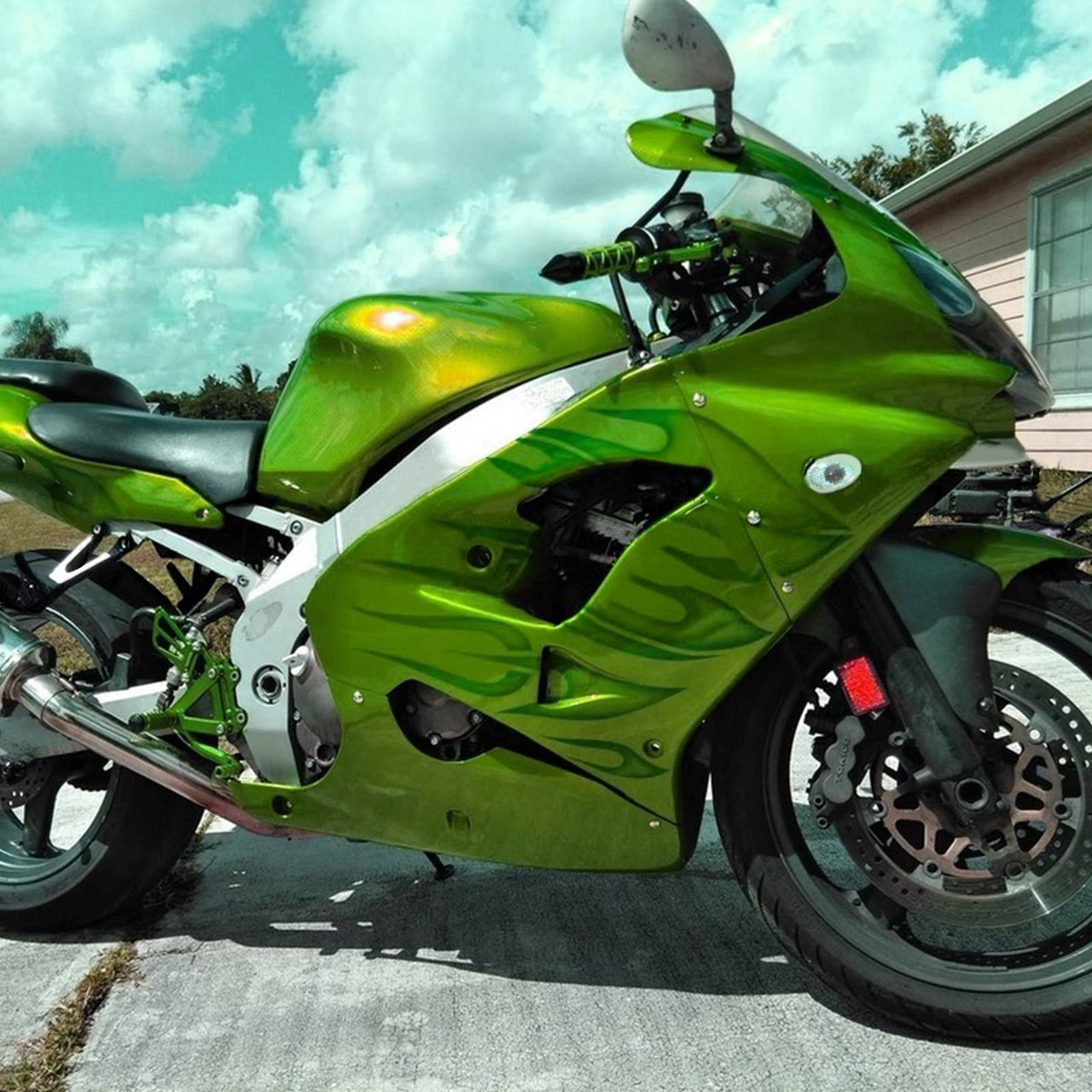 Kawasaki ZX9R 2000-2001 Amotopart Fairing Kit Generic #109