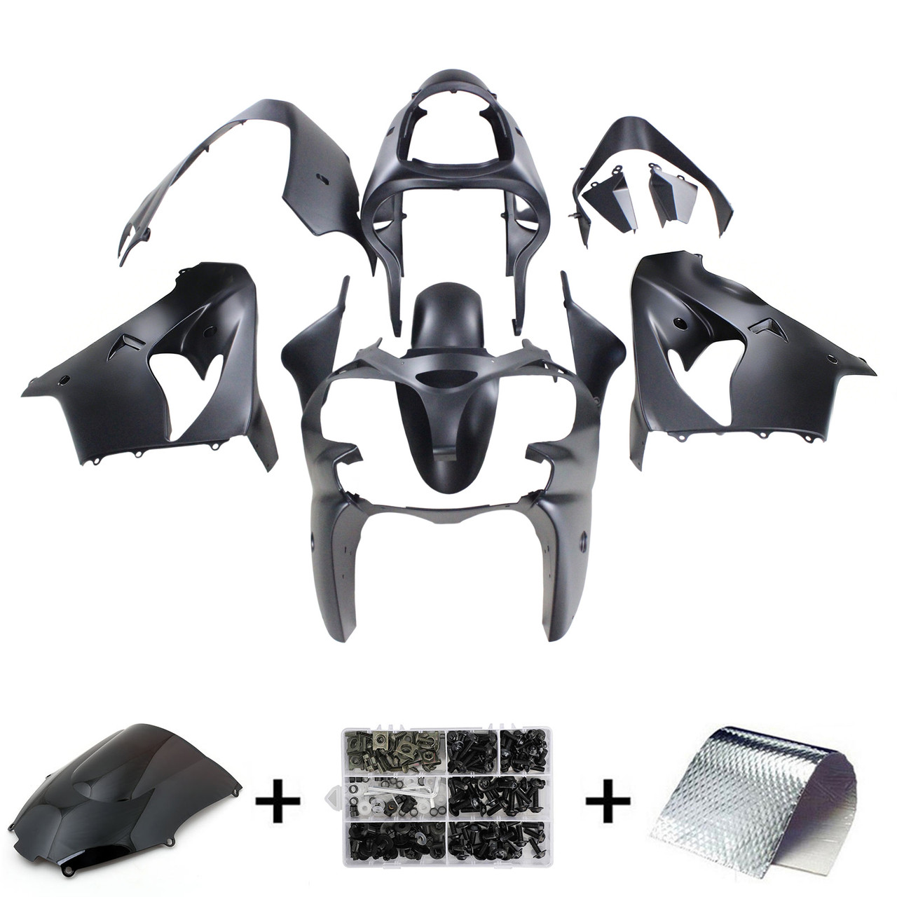 Kawasaki ZX9R 2000-2001 Amotopart Fairing Kit Generic #119
