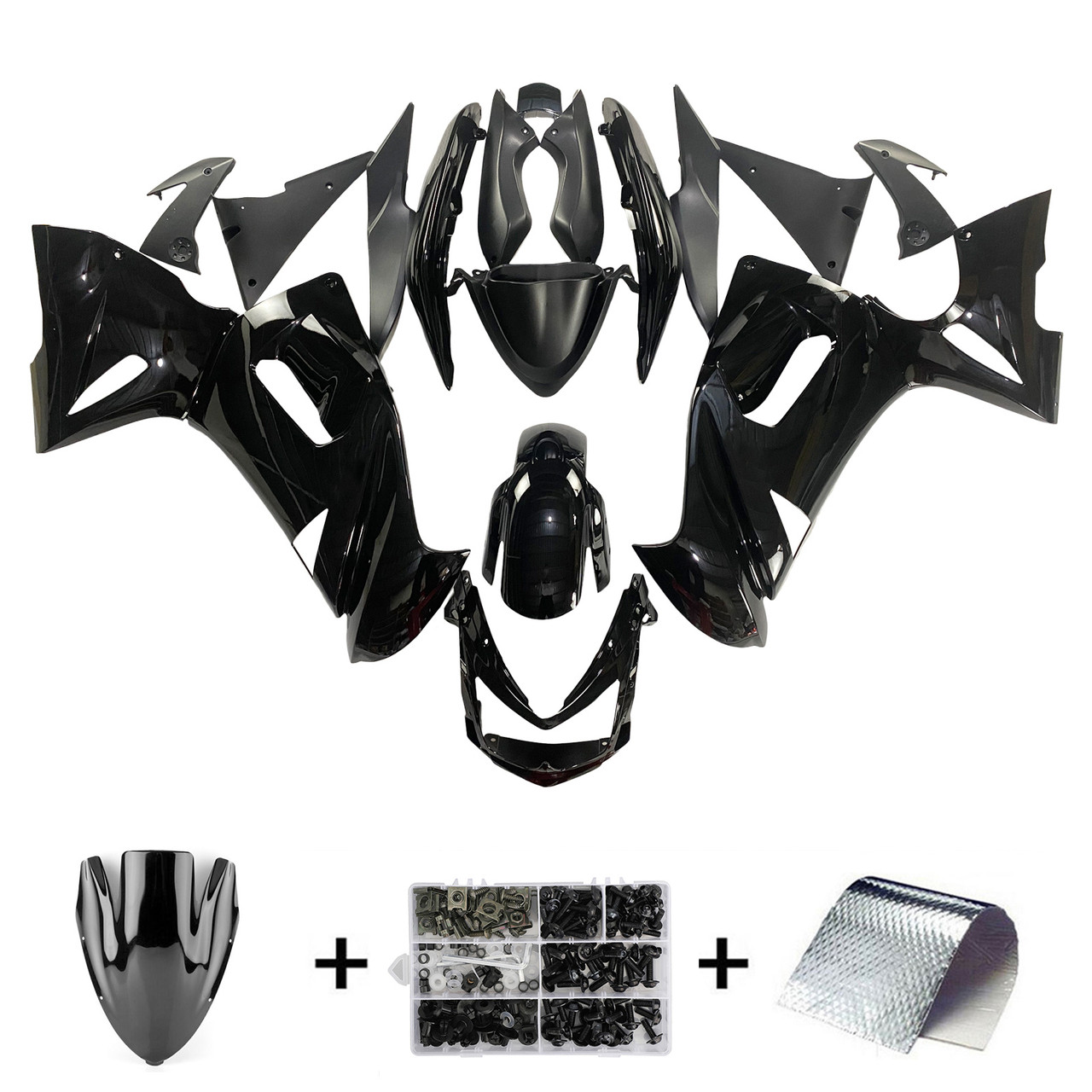 Kawasaki ER6F/Ninja 650 2006-2008 Amotopart Fairing Kit Generic #101