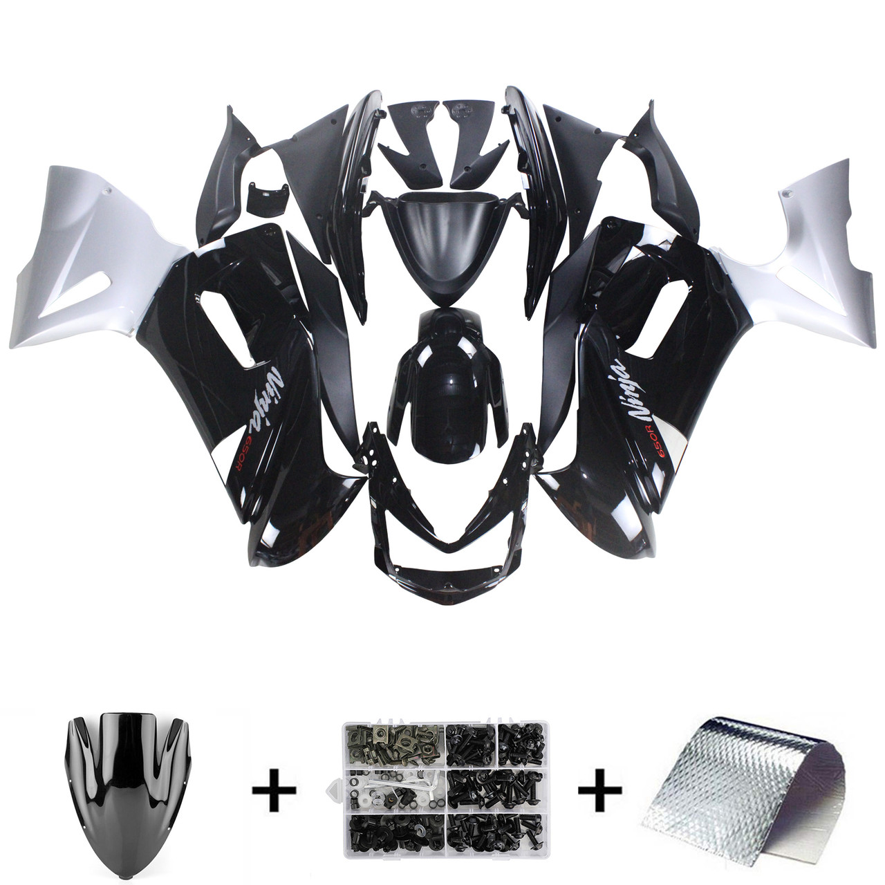 Kawasaki ER6F/Ninja 650 2006-2008 Amotopart Fairing Kit Generic #102 