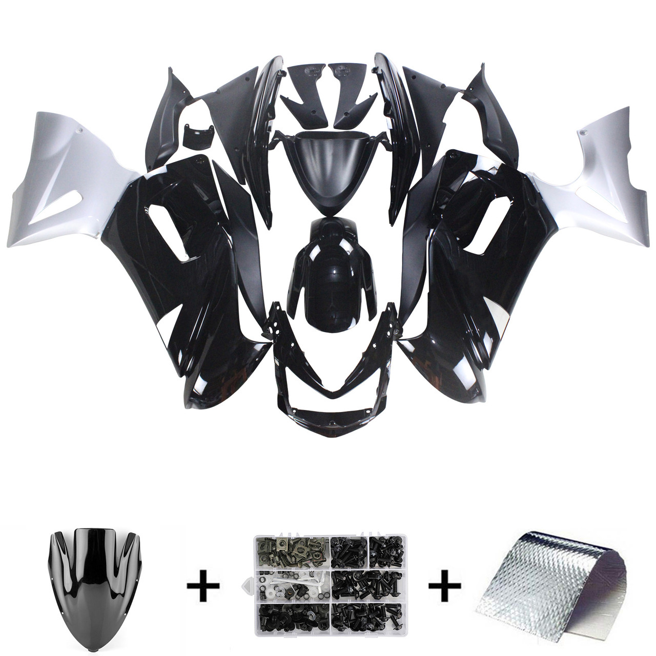 Kawasaki ER6F/Ninja 650 2006-2008 Amotopart Fairing Kit Generic #102