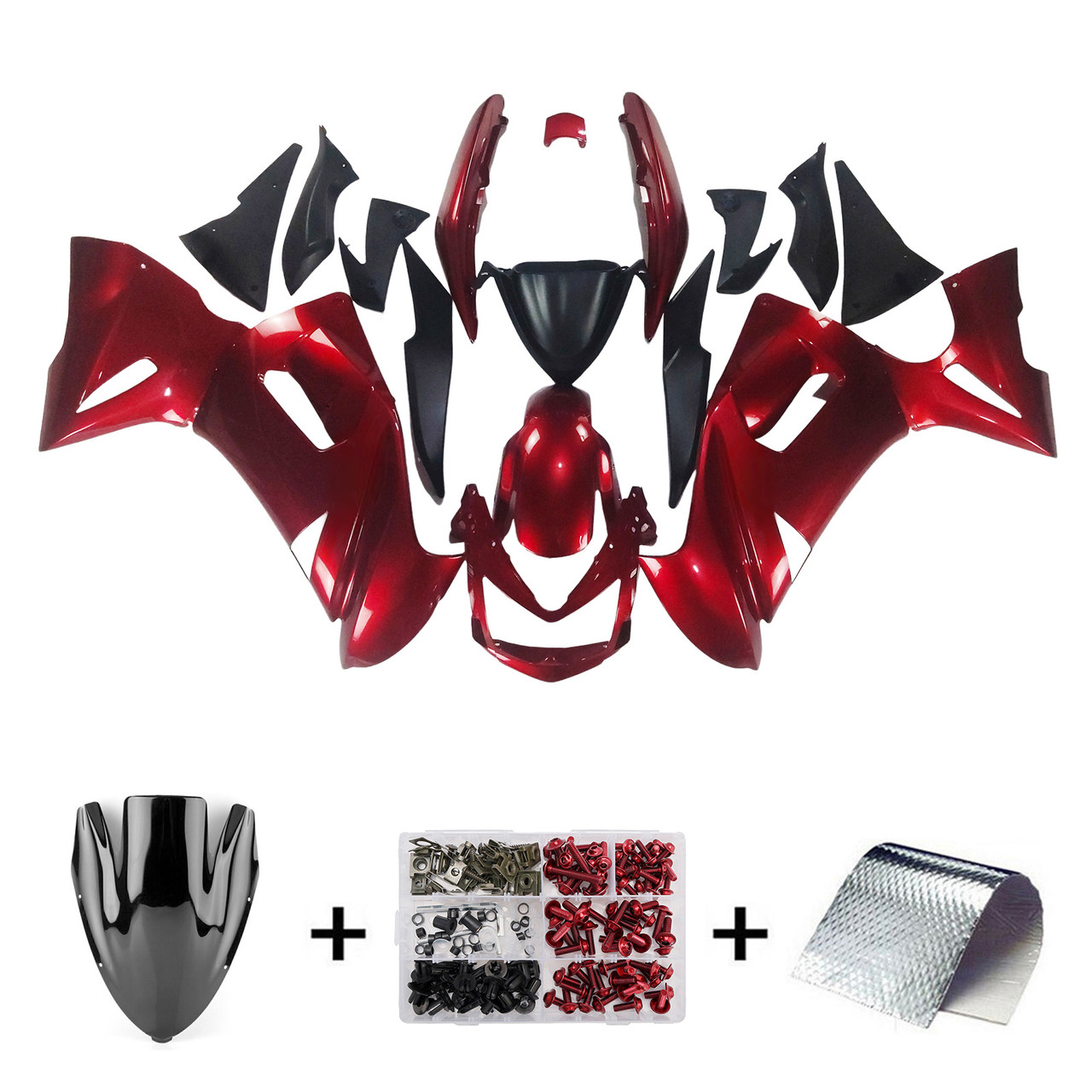 Kawasaki ER6F/Ninja 650 2006-2008 Amotopart Fairing Kit Generic #106