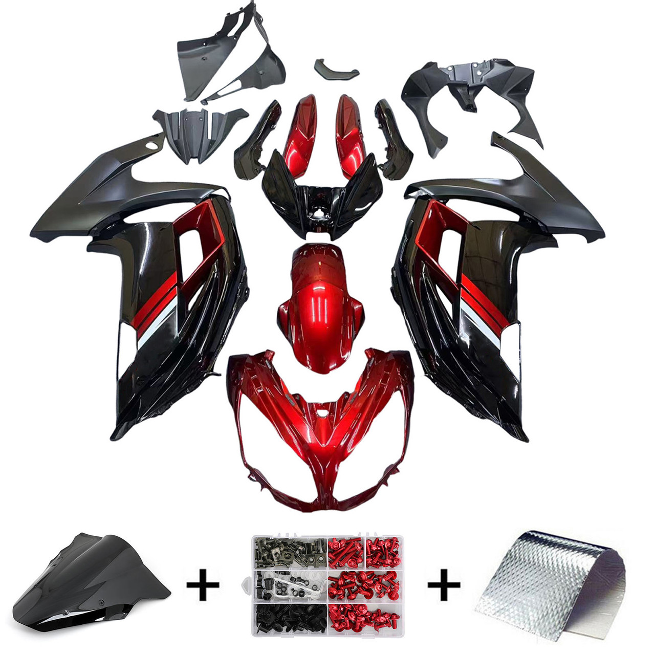 Kawasaki ER6F/Ninja 650 2012-2016 Amotopart Fairing Kit Generic #107