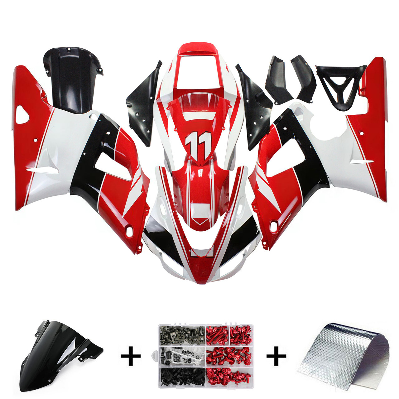 Yamaha YZF 1000 R1 1998-1999 Amotopart Fairing Kit Generic #109
