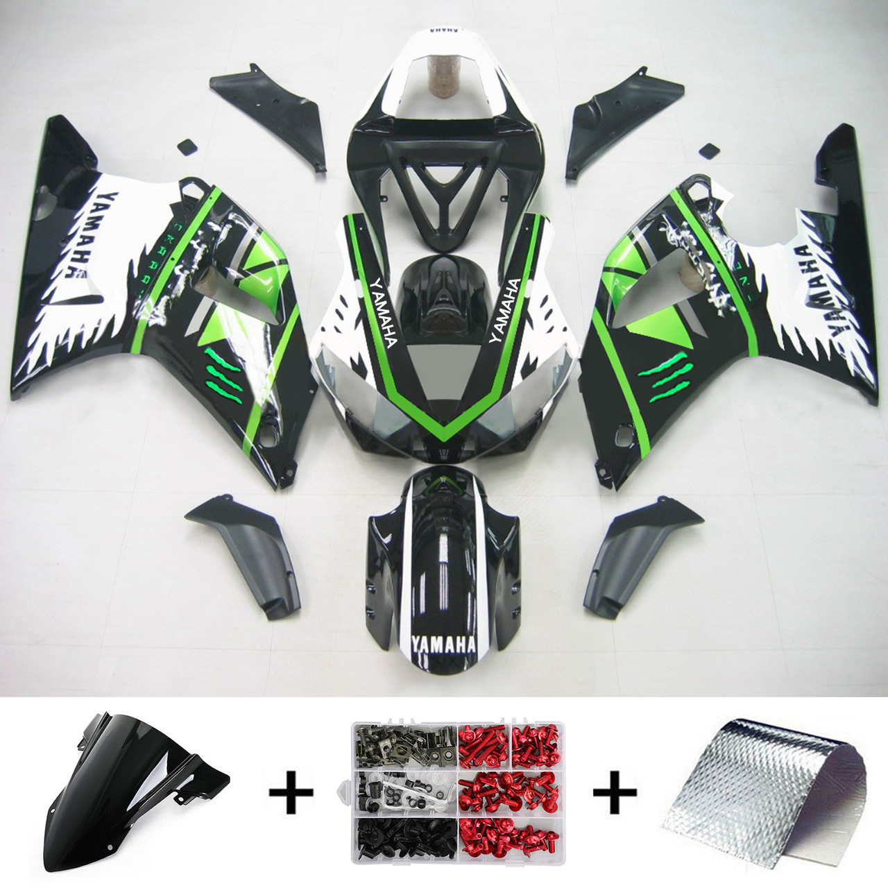 Yamaha YZF 1000 R1 2000-2001 Amotopart Fairing Kit Generic #107