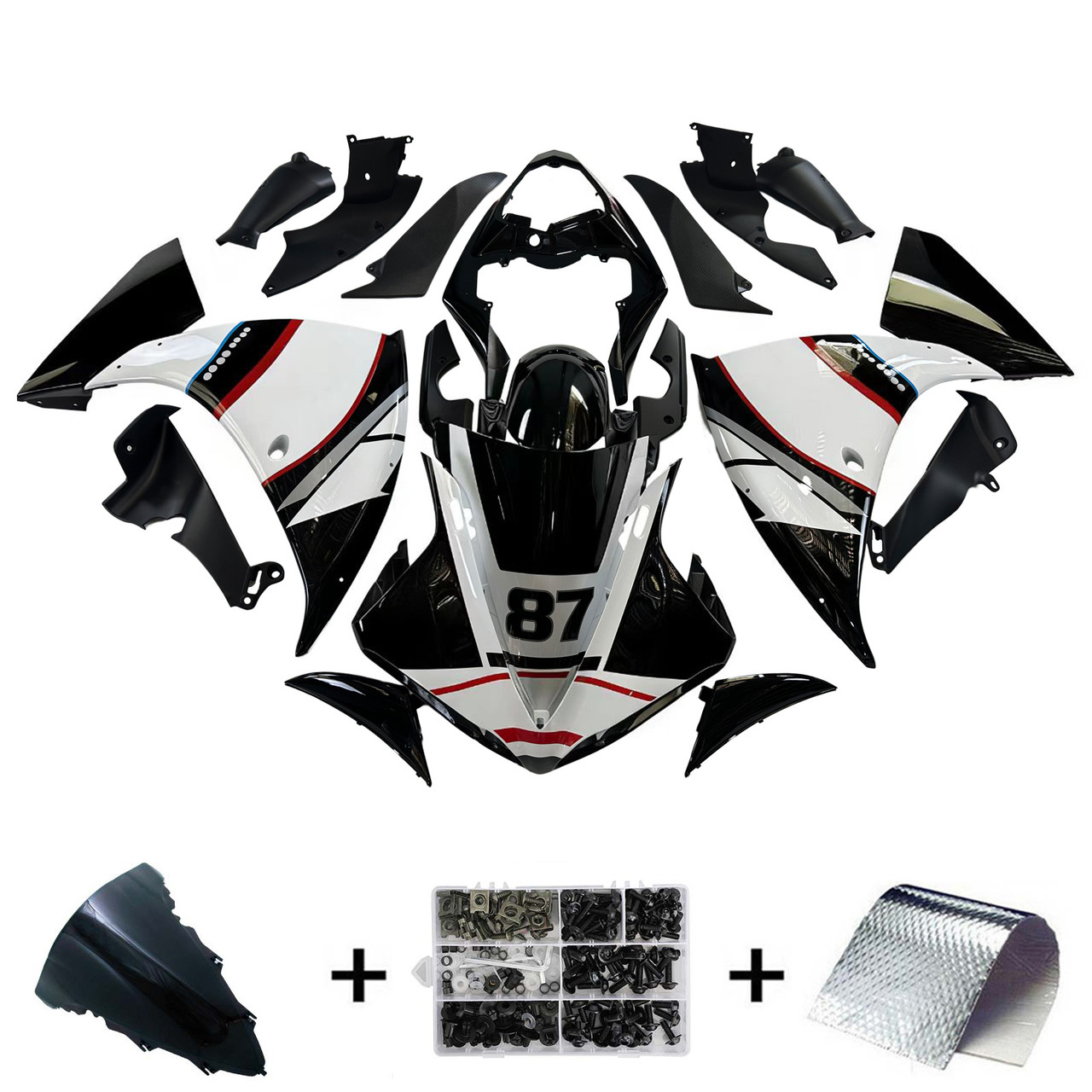 Yamaha YZF 1000 R1 2009-2011 Amotopart Fairing Kit Generic #121
