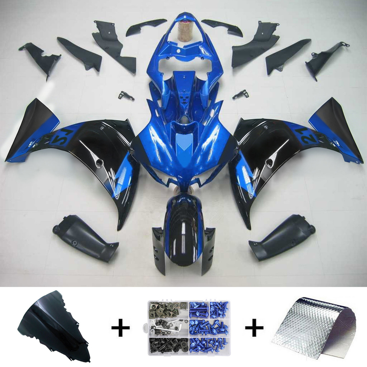 Yamaha YZF 1000 R1 2012-2014 Amotopart Fairing Kit Generic #119