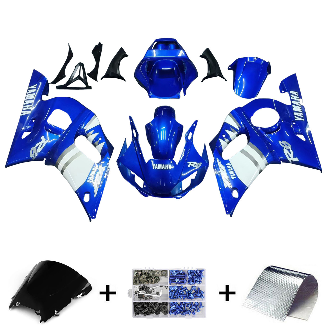 Yamaha YZF 600 R6 1998-2002 Amotopart Fairing Kit Generic #107