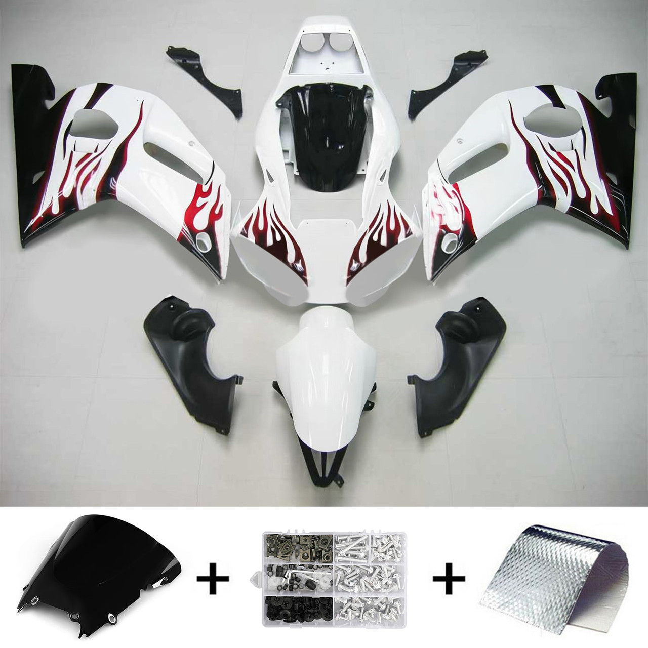 Yamaha YZF 600 R6 1998-2002 Amotopart Fairing Kit Generic #109