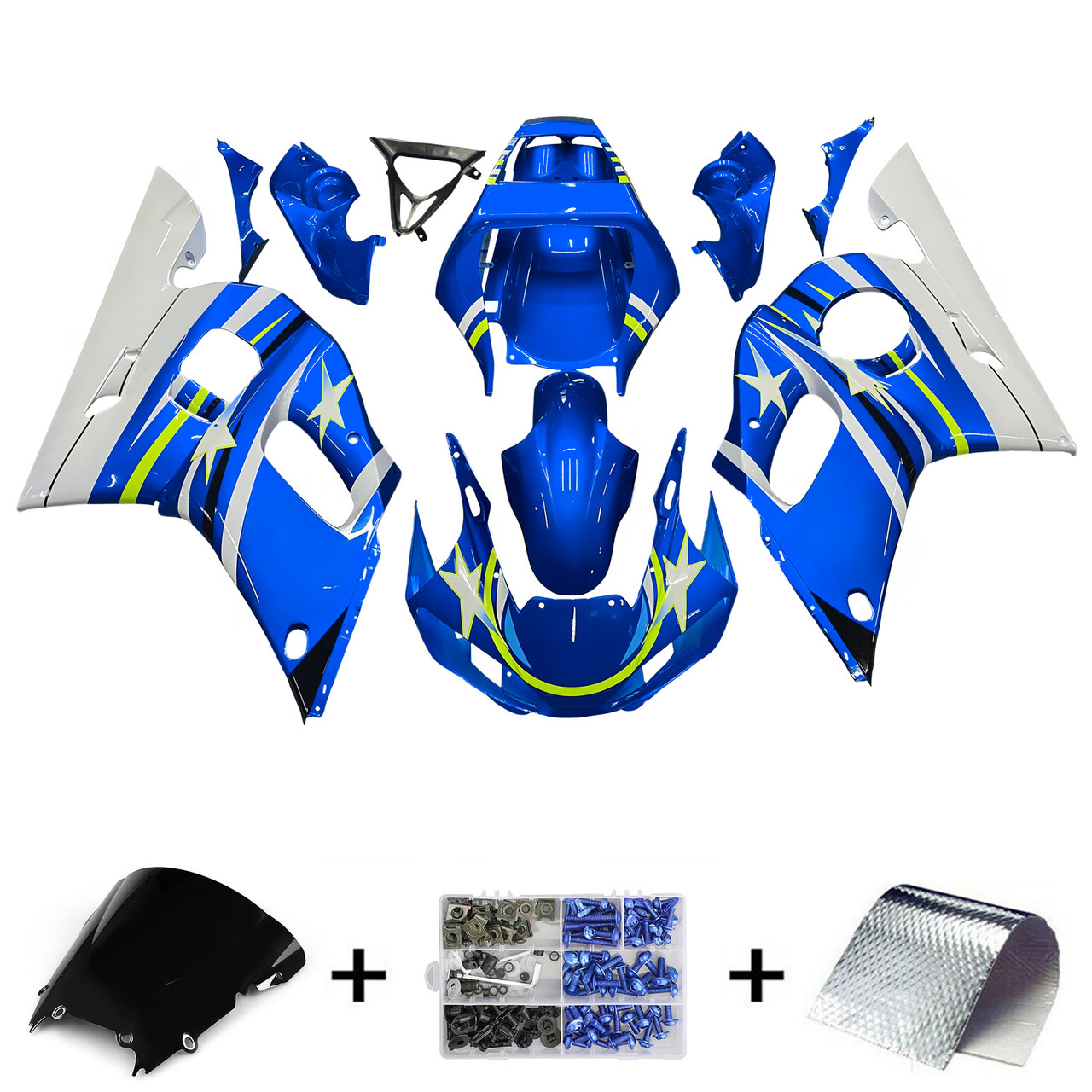 Yamaha YZF 600 R6 1998-2002 Amotopart Fairing Kit Generic #115