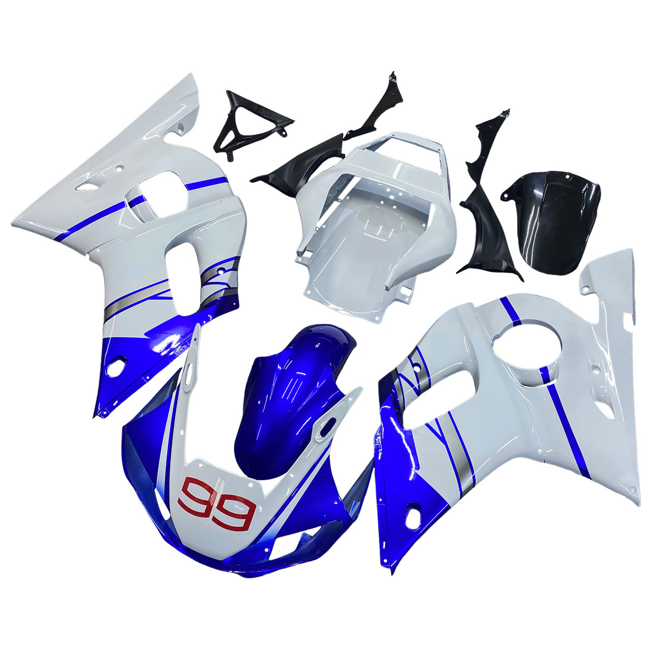 Yamaha YZF 600 R6 1998-2002 Amotopart Fairing Kit Generic #125