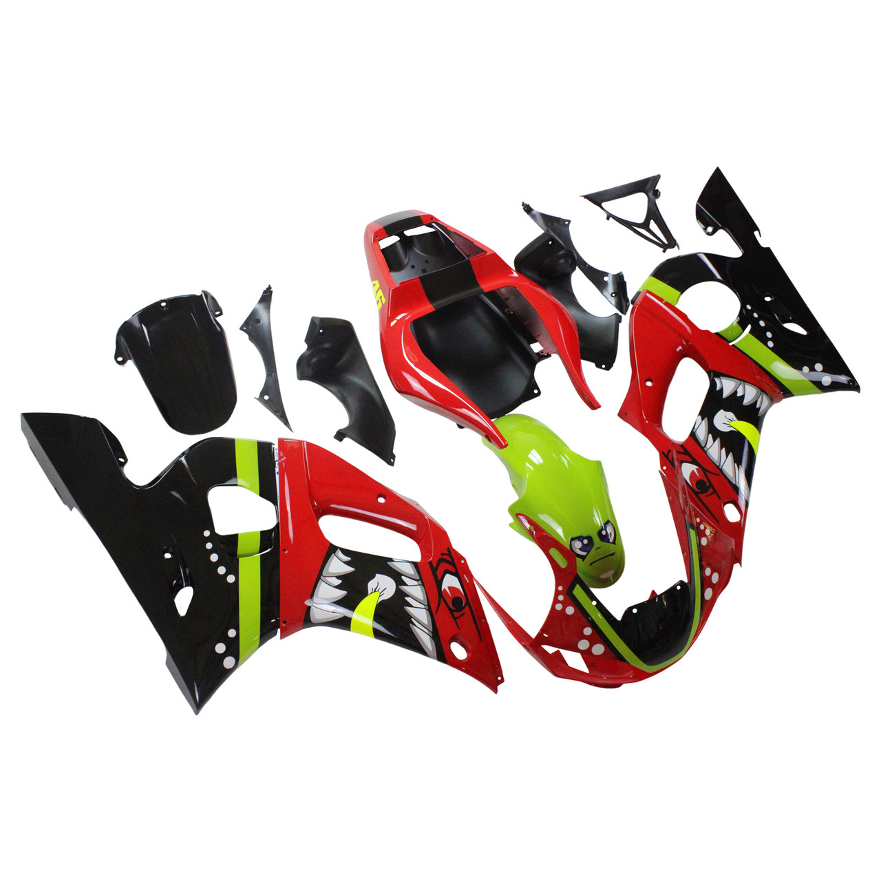 Yamaha YZF 600 R6 1998-2002 Amotopart Fairing Kit Generic #131