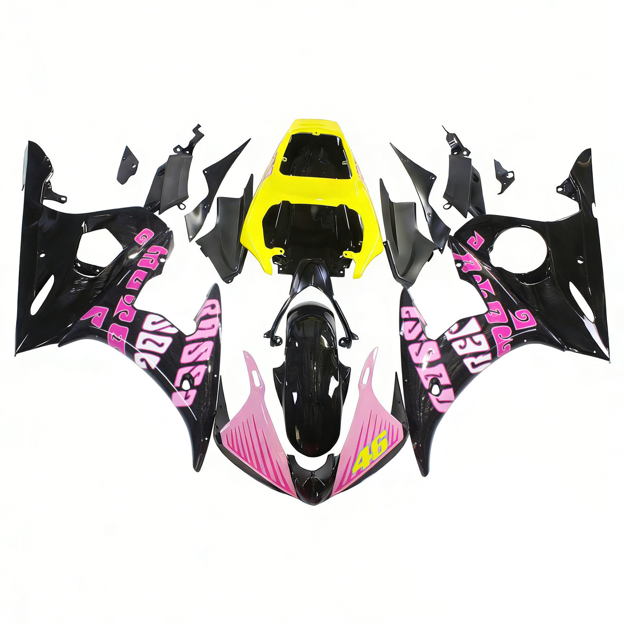 Yamaha YZF 600 R6 2003-2004 Amotopart Fairing Kit Generic #141