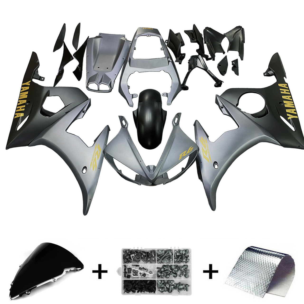 Yamaha YZF 600 R6 2003-2004 Amotopart Fairing Kit Generic #142