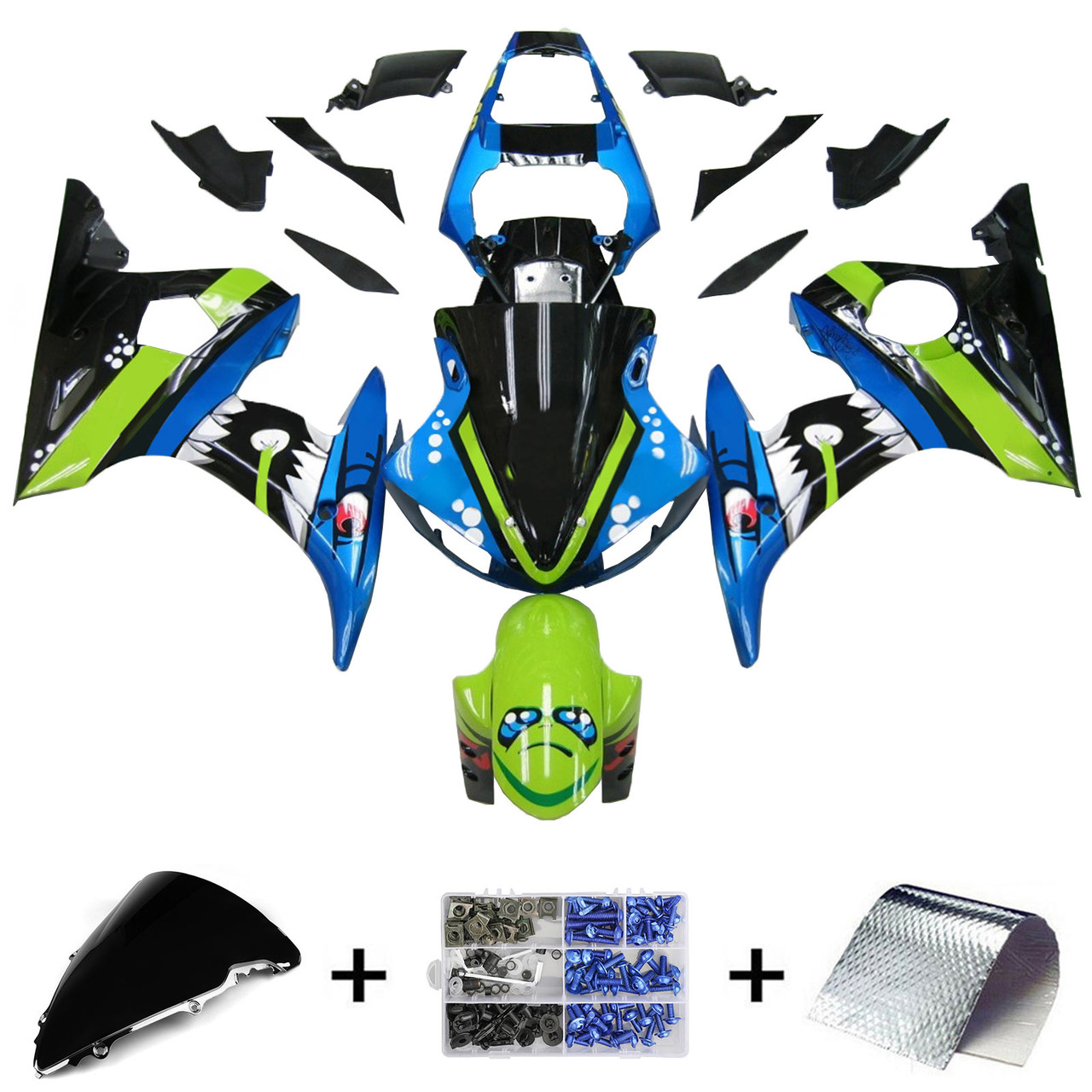 Yamaha YZF 600 R6 2003-2004 Fairing Kit Generic #145