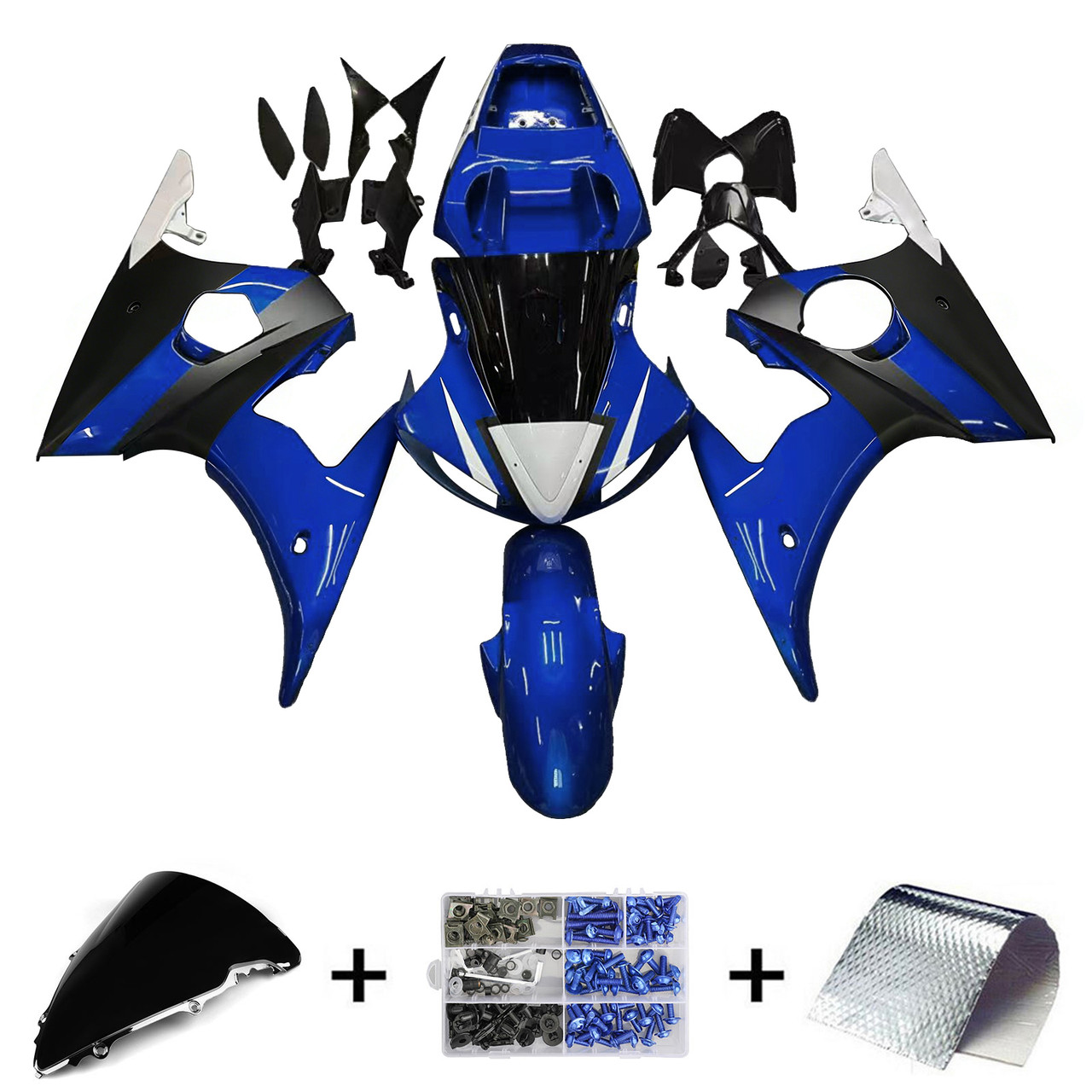 Yamaha YZF 600 R6 2003-2004 Amotopart Fairing Kit Generic #156