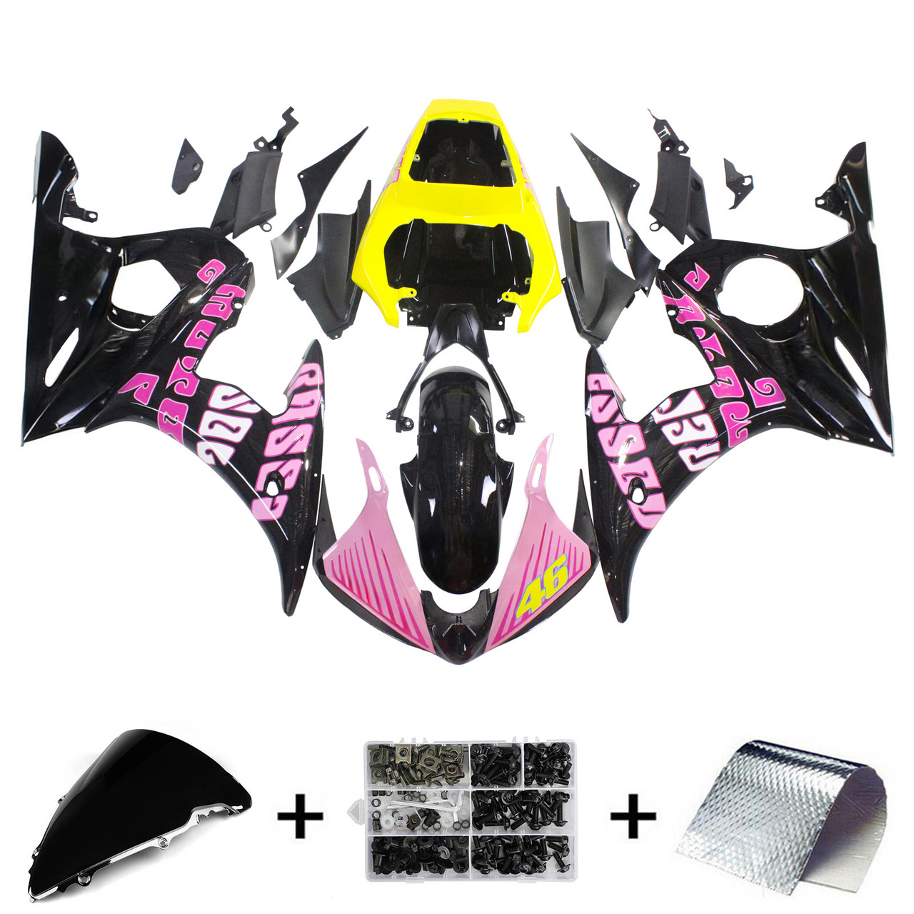 Yamaha YZF 600 R6 2005 Amotopart Fairing Kit Generic #141
