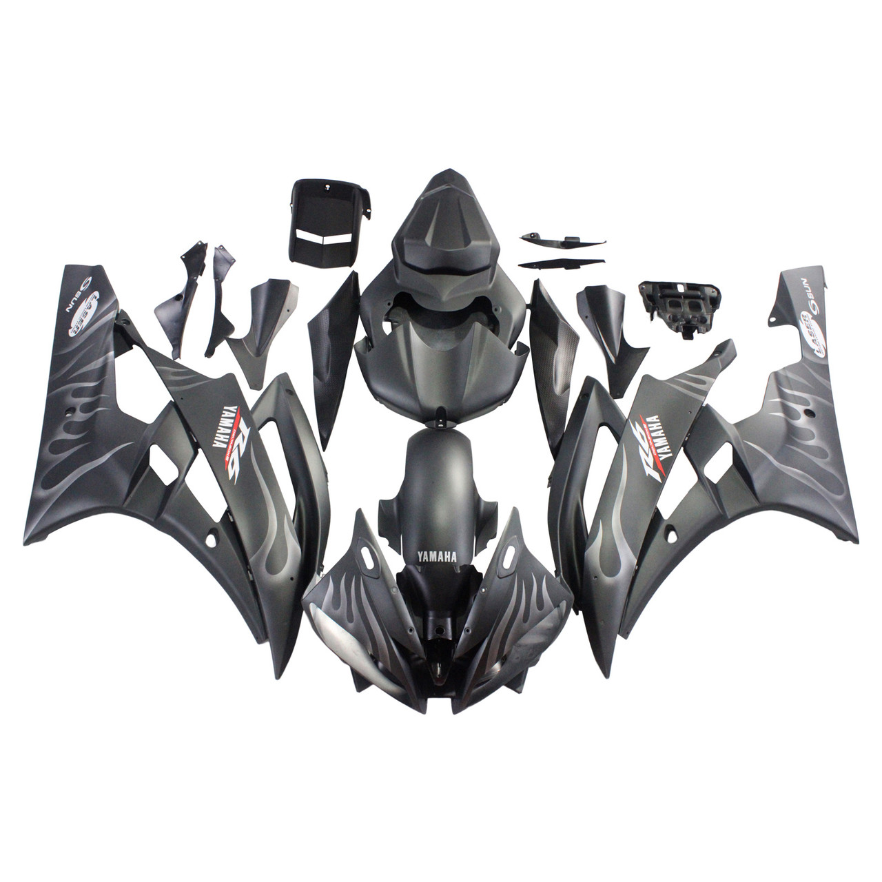  Yamaha YZF 600 R6 2006-2007 Amotopart Fairing Kit Generic #109 