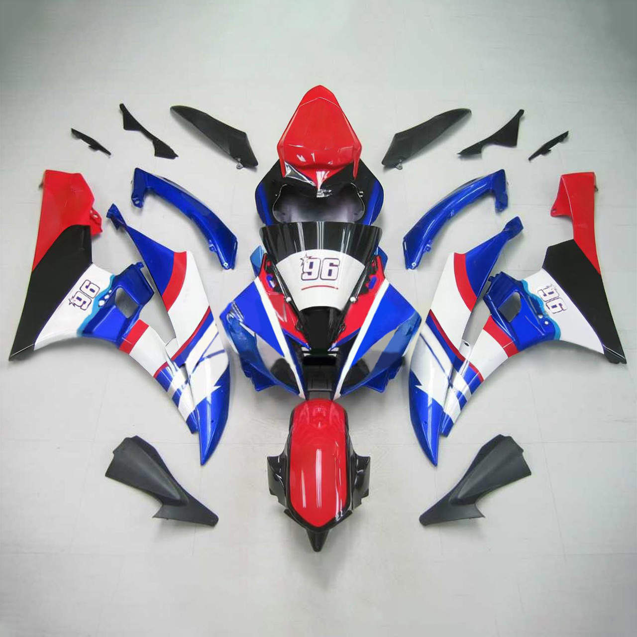 Yamaha YZF 600 R6 2006-2007 Amotopart Fairing Kit Generic #124