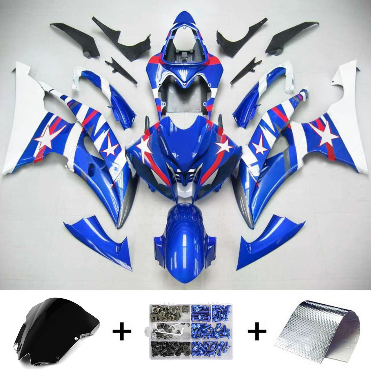Yamaha YZF 600 R6 2008-2016 Amotopart Fairing Kit Generic #105