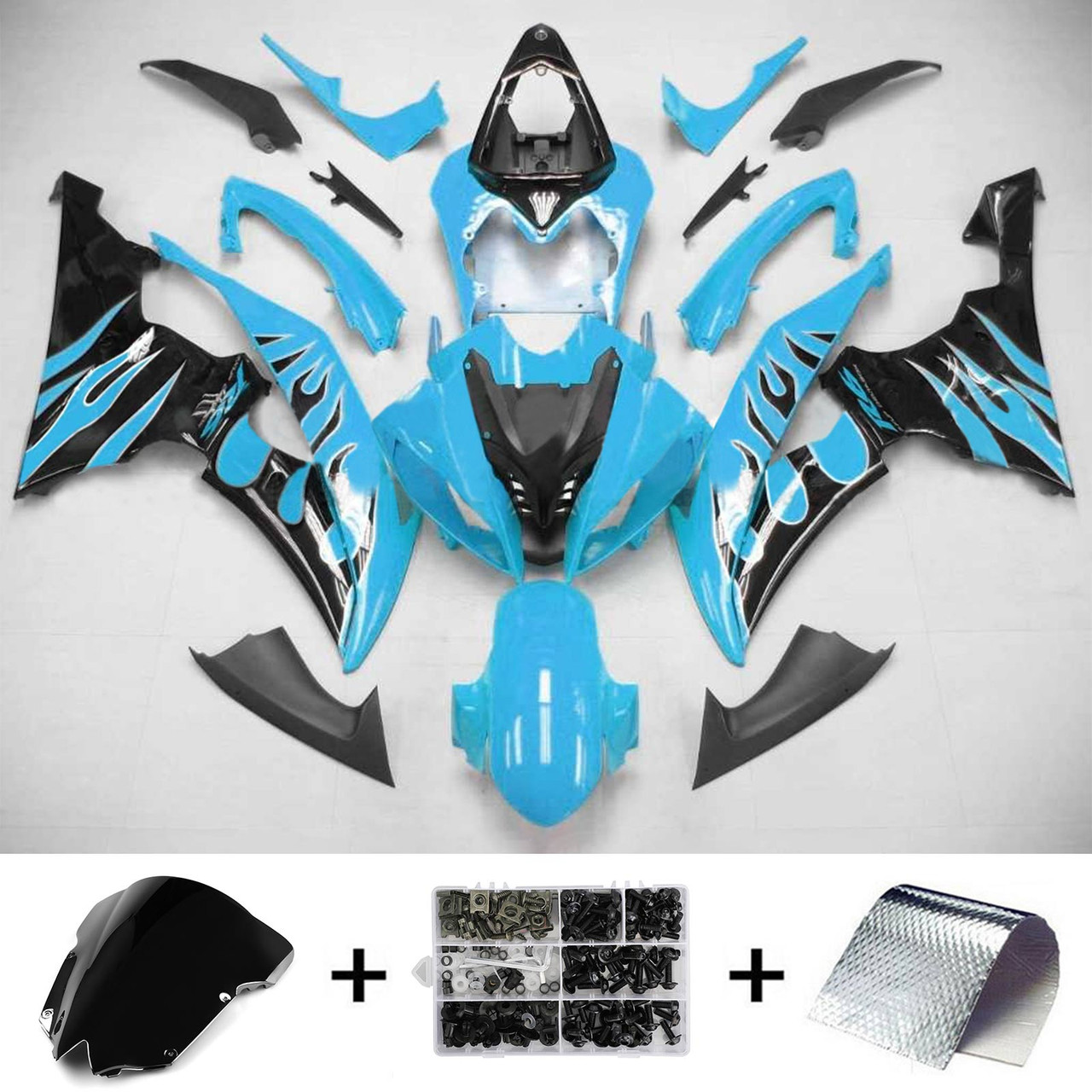 Yamaha YZF 600 R6 2008-2016 Amotopart Fairing Kit Generic #130