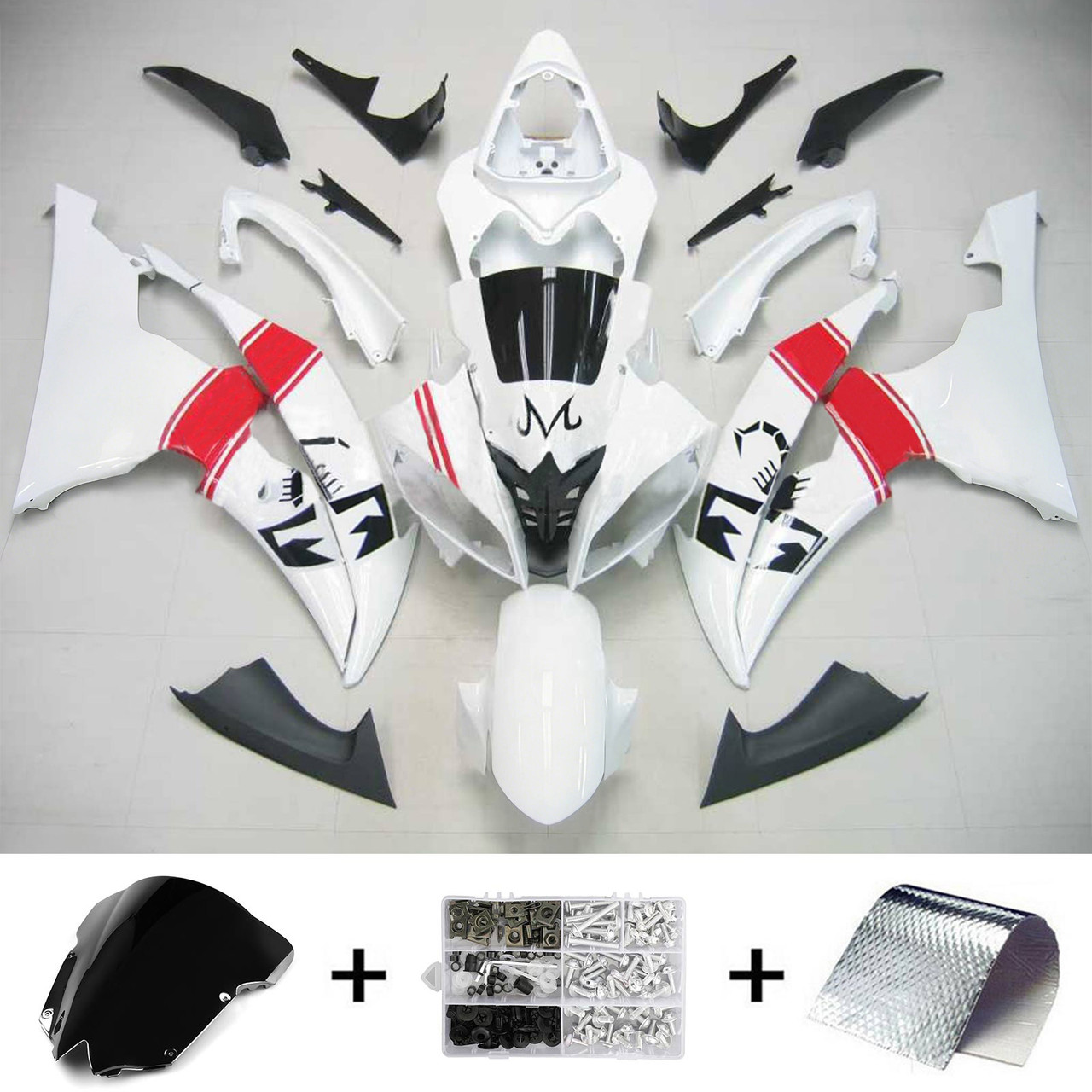 Yamaha YZF 600 R6 2008-2016 Amotopart Fairing Kit Generic #134