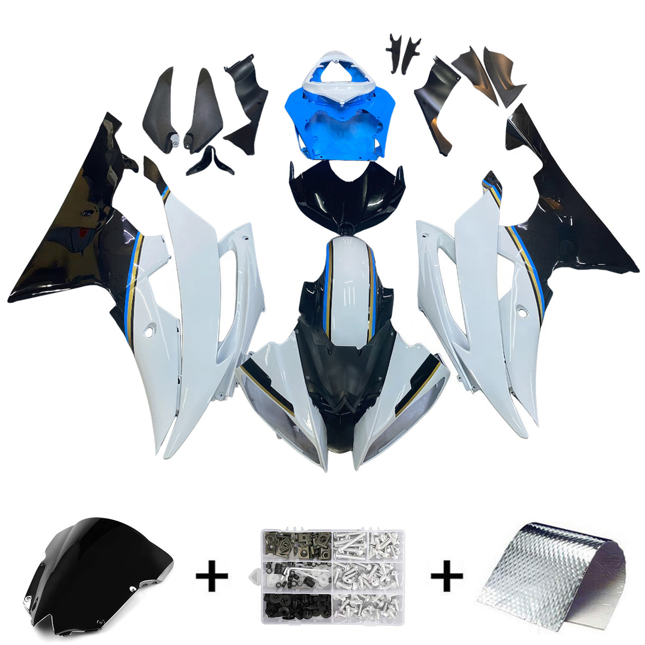Yamaha YZF 600 R6 2008-2016 Amotopart Fairing Kit Generic #151